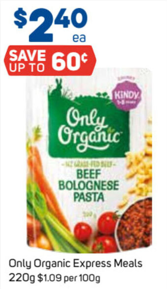 Foodland Only Organic Express Meals 220g offer