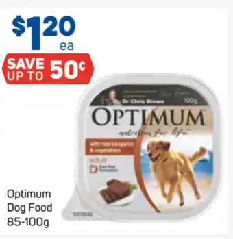 Foodland Optimum Dog Food 85-100g offer