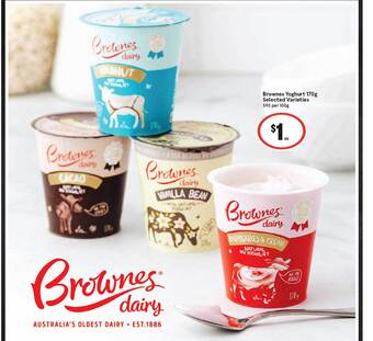 IGA Brownes Yoghurt offer