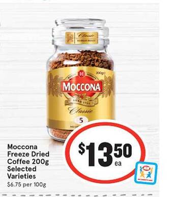 IGA Moccona Freeze Dried Coffee offer