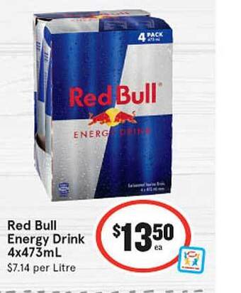 IGA Red Bull Energy Drink offer