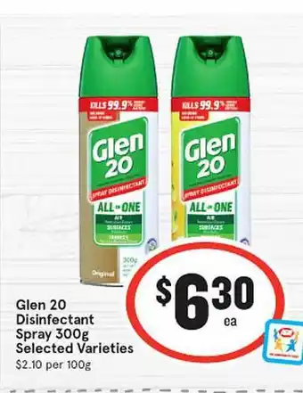 IGA Glen 20 Disinfectant Spray offer