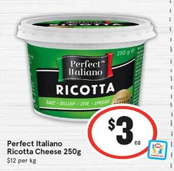 IGA Perfect Italiano Ricotta Cheese offer