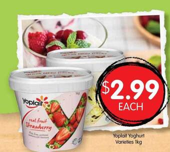 Spudshed Yoplait Yoghurt 1kg offer