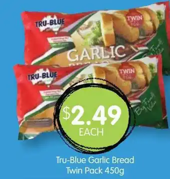 Spudshed Trublue Garlic Bread Twin Pack 450g offer