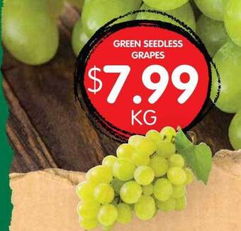 Spudshed Green Seedless Grapes offer
