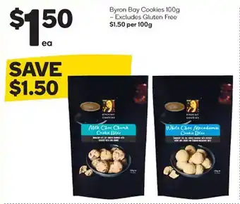 Woolworths Byron Bay Cookies - Excludes Gluten Free offer