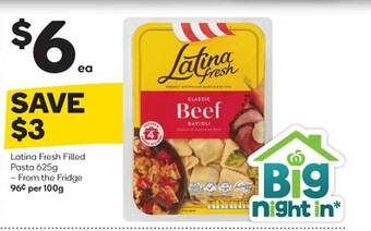 Woolworths Latina Fresh Filled Pasta offer