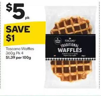 Woolworths Toscano Waffles offer