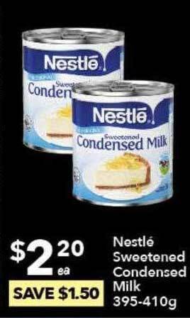 Ritchies Nestlé Sweetened Condensed Milk offer