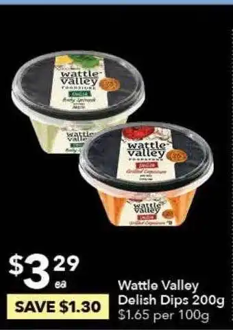 Wattle Valley Delish Dips 200g