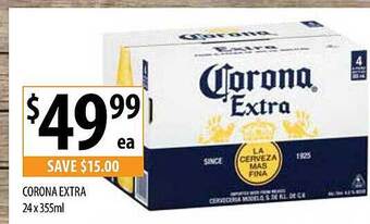 Supabarn Corona Extra 24x355ml offer