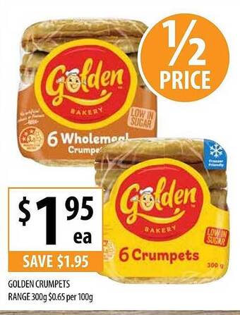 Supabarn Golden Crumpets 300g offer