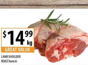 Supabarn Lamb Shoulder Roast Bone In offer