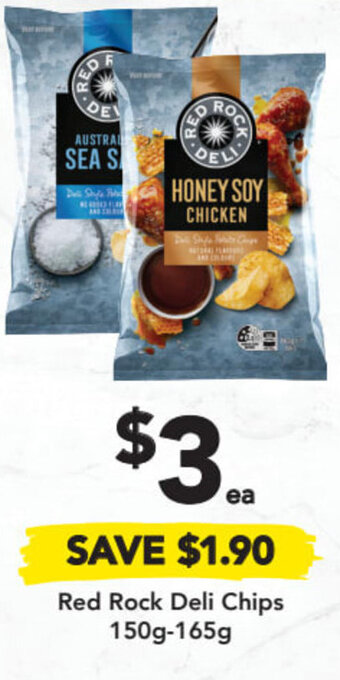 Drakes Red Rock Deli Chips 150g-165g offer