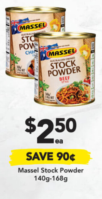 Drakes Massel Stock Powder 140g-168g offer