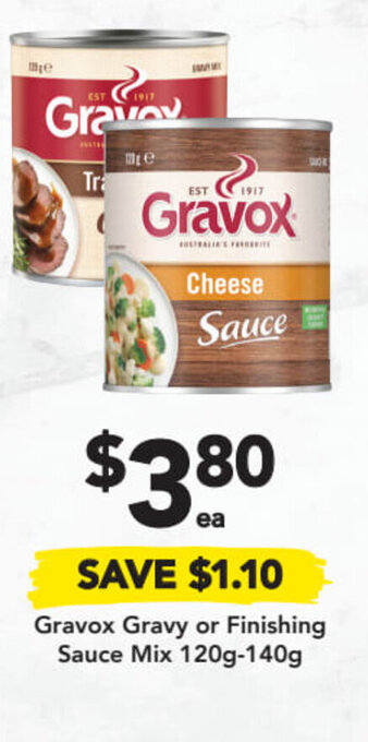 Drakes Gravox Gravy or Finishing Sauce Mix 120g-140g offer