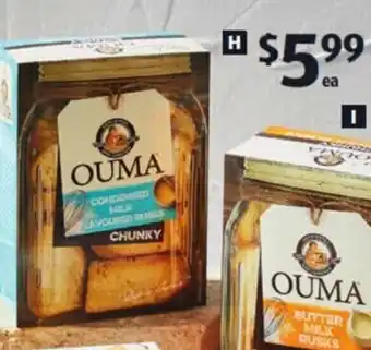 Ouma Condensed Milk Rusks 500g $1.20 per 100g