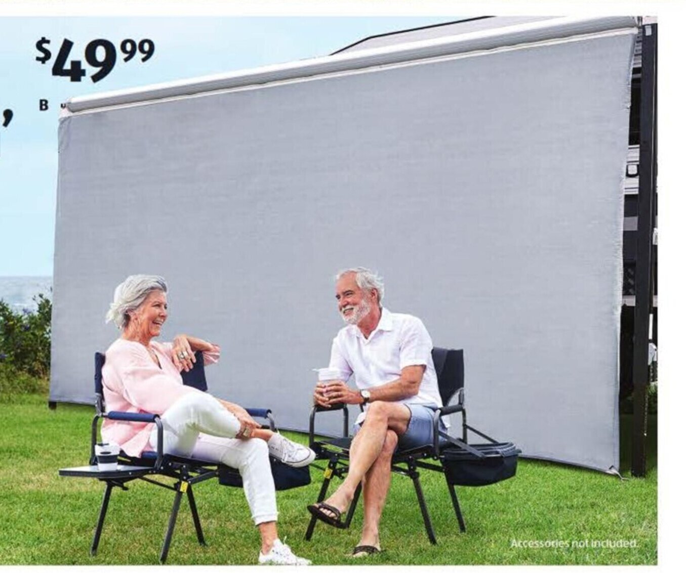 Caravan Front Wall Privacy Screen offer at ALDI