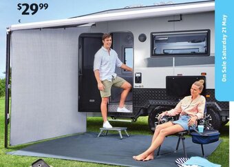 ALDI Caravan Side Wall Privacy Screen offer