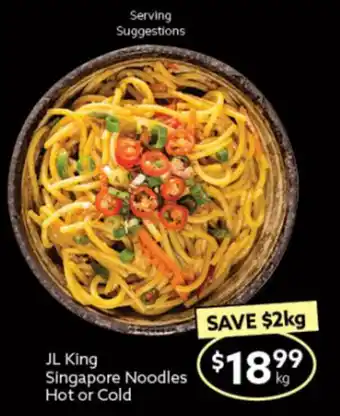 Ritchies JL King Singapore Noodles Hot or Cold offer