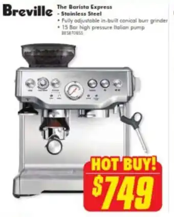 Breville The Barista Express - Stainless Steel BES870ES5