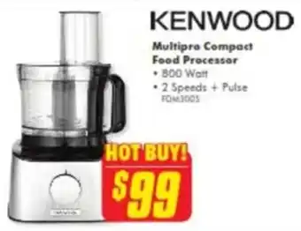 The Good Guys Kenwood Multipro Compact Food Processor FQM300S offer