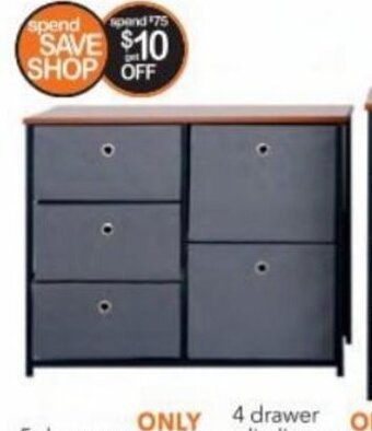 Cheap as Chips 5 Drawer Storage FG139 offer