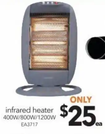 Cheap as Chips Infrared Heater EA3717 offer