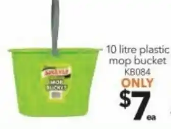 Cheap as Chips Sedona 10 Litre Plastic Mop Bucket KB084 offer