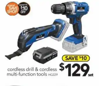 Cordless Drill & Cordless Multi-Function Tools HG229
