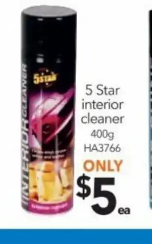 5 Star Interior Cleaner 400g HA3766
