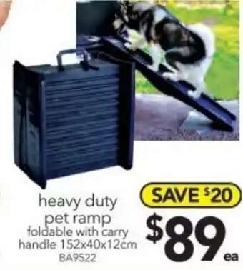 Cheap as Chips Heavy Duty Pet Ramp Foldable with Carry Handle BA9522 offer