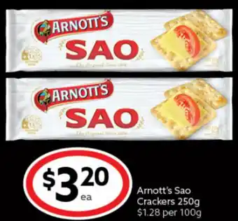 Ritchies Arnott's Sao Crackers 250g offer