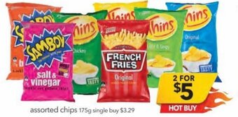 Cheap as Chips Assorted Chips 175g offer