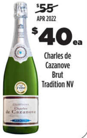 Charles de Cazanove Brut Tradition NV