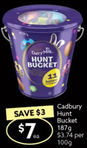 Ritchies Cadbury Hunt Bucket 187g offer