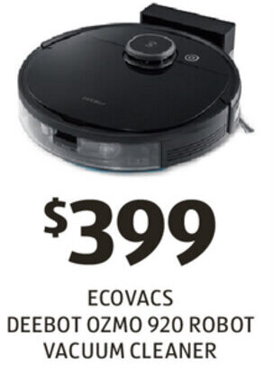 ALDI Ecovacs Deebot Ozmo 920 Robot Vacuum Cleaner offer