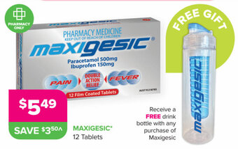 Maxigesic 12 Tablets