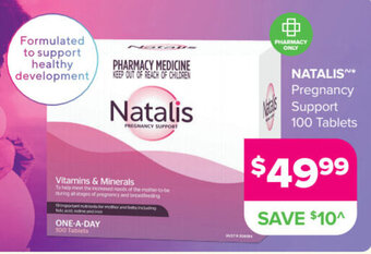 Malouf Pharmacies Natalis Pregnancy Support 100 Tablets offer