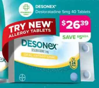Malouf Pharmacies Desonex Desloratadine 5mg 40 Tablets offer