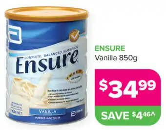 Ensure Vanilla 850g