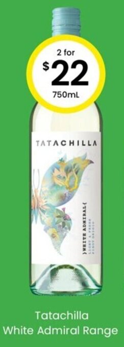 Tatachilla White Admiral Range 750mL