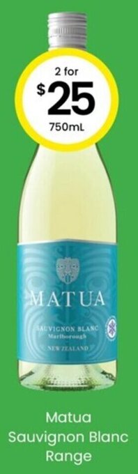 Matua Sauvignon Blanc Range 750mL