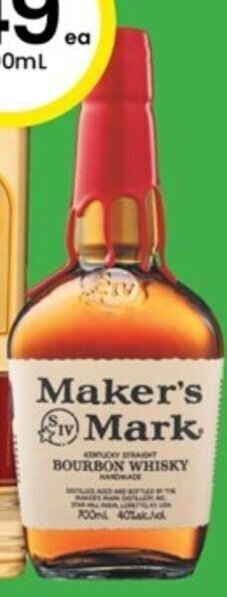 Maker's Mark Bourbon 700mL