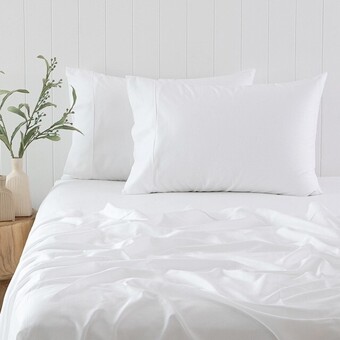 Pillow Talk 400 Thread Count Bamboo Cotton Standard Pillowcase Pair by Habitat offer