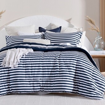 Pillow Talk Kingscliff Reversible Comforter Set by Essentials offer