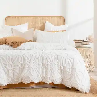 Pillow Talk Zoe Quilt Cover Set by Habitat offer