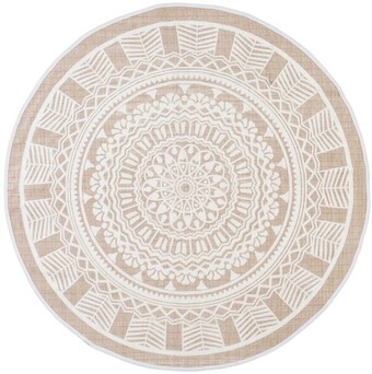 Pillow Talk Moroc Round Floor Rug by Habitat offer