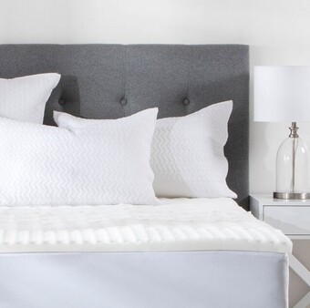Pillow Talk Five Zone Foam Mattress Overlay by Sleep Support offer
